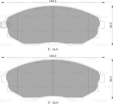 BOSCH 0 986 AB3 085 - Jarrupala, levyjarru inparts.fi