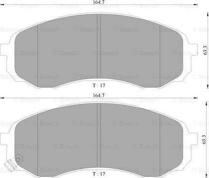 BOSCH 0 986 AB3 086 - Jarrupala, levyjarru inparts.fi