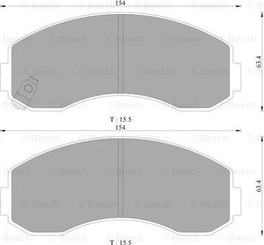 BOSCH 0 986 AB3 030 - Jarrupala, levyjarru inparts.fi