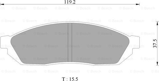 BOSCH 0 986 AB3 038 - Jarrupala, levyjarru inparts.fi