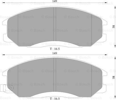 BOSCH 0 986 AB3 033 - Jarrupala, levyjarru inparts.fi