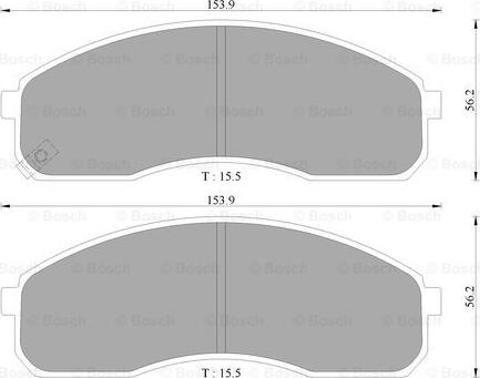 BOSCH 0 986 AB3 029 - Jarrupala, levyjarru inparts.fi