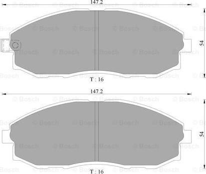 BOSCH 0 986 AB3 028 - Jarrupala, levyjarru inparts.fi