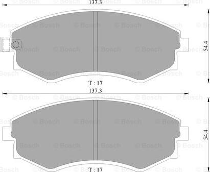 BOSCH 0 986 AB3 027 - Jarrupala, levyjarru inparts.fi