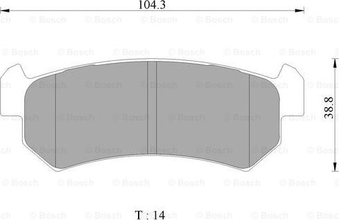 BOSCH 0 986 AB3 071 - Jarrupala, levyjarru inparts.fi