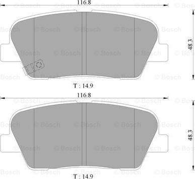 BOSCH 0 986 AB3 105 - Jarrupala, levyjarru inparts.fi