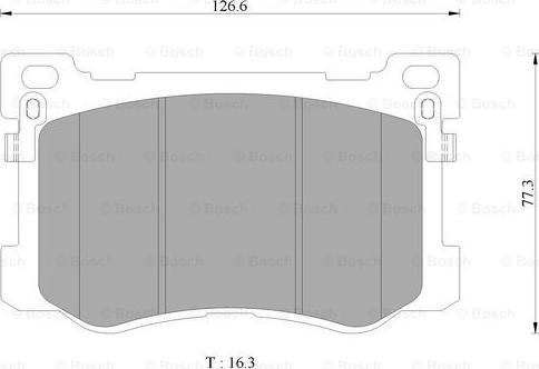 BOSCH 0 986 AB3 136 - Jarrupala, levyjarru inparts.fi