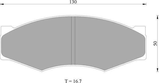 BOSCH 0 986 AB3 734 - Jarrupala, levyjarru inparts.fi