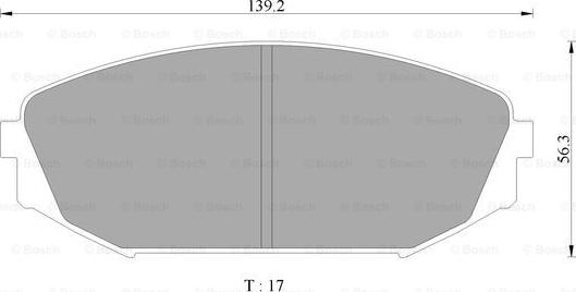 BOSCH 0 986 AB2 499 - Jarrupala, levyjarru inparts.fi