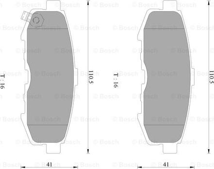 BOSCH 0 986 AB2 496 - Jarrupala, levyjarru inparts.fi