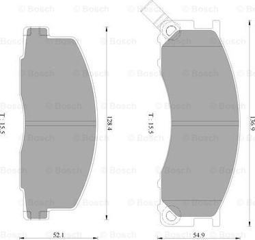 BOSCH 0 986 AB2 449 - Jarrupala, levyjarru inparts.fi