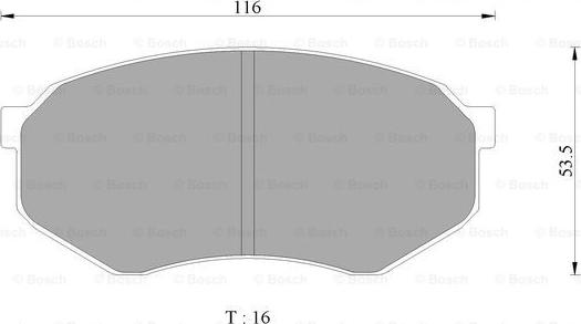 BOSCH 0 986 AB2 445 - Jarrupala, levyjarru inparts.fi