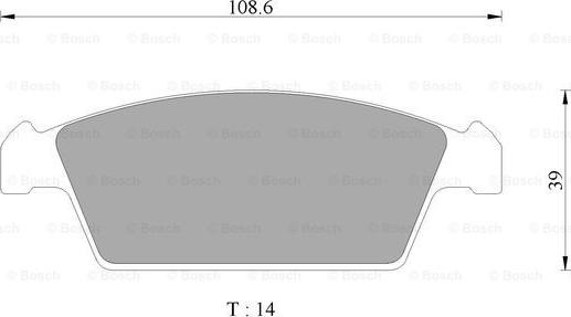 BOSCH 0 986 AB2 446 - Jarrupala, levyjarru inparts.fi