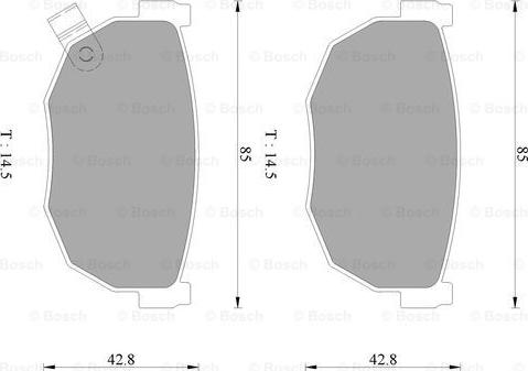 BOSCH 0 986 AB2 451 - Jarrupala, levyjarru inparts.fi