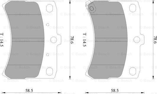 BOSCH 0 986 AB2 452 - Jarrupala, levyjarru inparts.fi