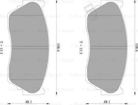 BOSCH 0 986 AB2 457 - Jarrupala, levyjarru inparts.fi