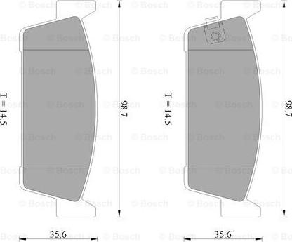 BOSCH 0 986 AB2 464 - Jarrupala, levyjarru inparts.fi