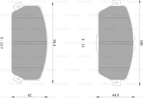 BOSCH 0 986 AB2 466 - Jarrupala, levyjarru inparts.fi