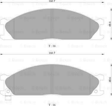 BOSCH 0 986 AB2 467 - Jarrupala, levyjarru inparts.fi