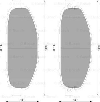 BOSCH 0 986 AB2 400 - Jarrupala, levyjarru inparts.fi