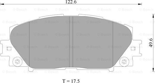 BOSCH 0 986 AB2 133 - Jarrupala, levyjarru inparts.fi