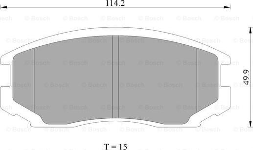 BOSCH 0 986 AB2 407 - Jarrupala, levyjarru inparts.fi