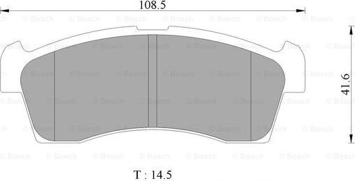 BOSCH 0 986 AB2 419 - Jarrupala, levyjarru inparts.fi