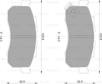 BOSCH 0 986 AB2 418 - Jarrupala, levyjarru inparts.fi