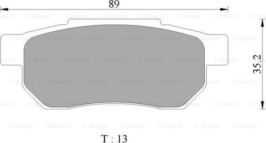 BOSCH 0 986 AB2 489 - Jarrupala, levyjarru inparts.fi