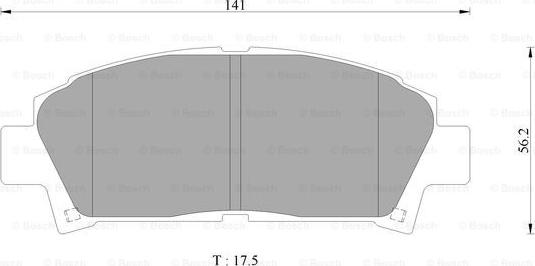 BOSCH 0 986 AB2 485 - Jarrupala, levyjarru inparts.fi