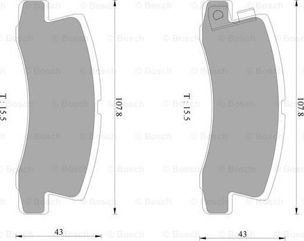 BOSCH 0 986 AB2 486 - Jarrupala, levyjarru inparts.fi