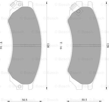 BOSCH 0 986 AB2 483 - Jarrupala, levyjarru inparts.fi