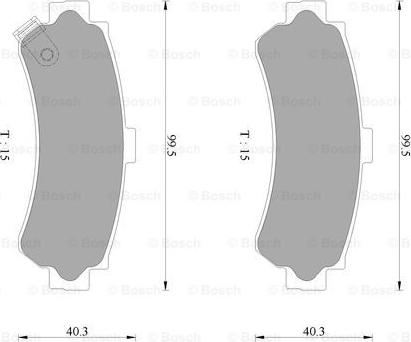 BOSCH 0 986 AB2 482 - Jarrupala, levyjarru inparts.fi