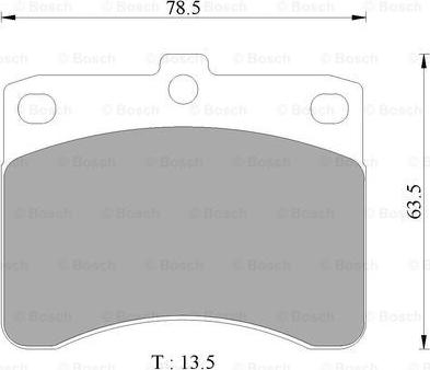 BOSCH 0 986 AB2 435 - Jarrupala, levyjarru inparts.fi