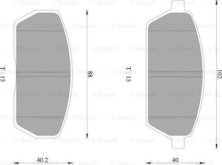 BOSCH 0 986 AB2 430 - Jarrupala, levyjarru inparts.fi