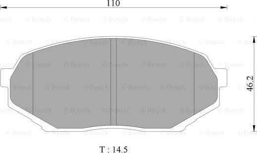 BOSCH 0 986 AB2 438 - Jarrupala, levyjarru inparts.fi