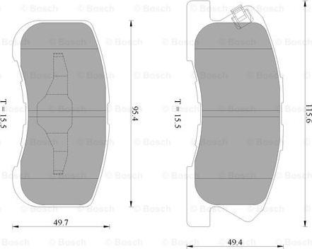 BOSCH 0 986 AB2 559 - Jarrupala, levyjarru inparts.fi