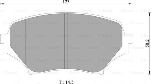 BOSCH 0 986 AB2 501 - Jarrupala, levyjarru inparts.fi