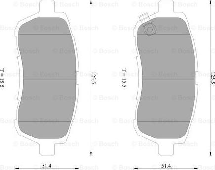 BOSCH 0 986 AB2 502 - Jarrupala, levyjarru inparts.fi