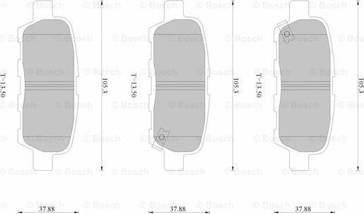 BOSCH 0 986 AB2 515 - Jarrupala, levyjarru inparts.fi