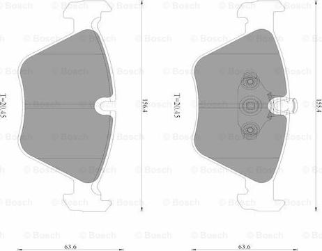 BOSCH 0 986 AB2 516 - Jarrupala, levyjarru inparts.fi