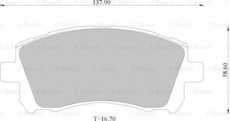 BOSCH 0 986 AB2 533 - Jarrupala, levyjarru inparts.fi