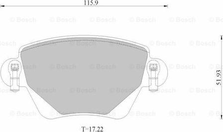 BOSCH 0 986 AB2 528 - Jarrupala, levyjarru inparts.fi