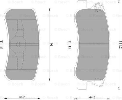 BOSCH 0 986 AB2 669 - Jarrupala, levyjarru inparts.fi