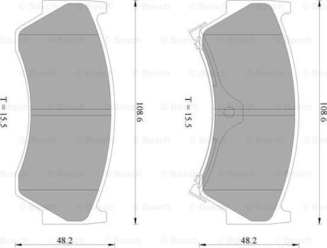 BOSCH 0 986 AB2 612 - Jarrupala, levyjarru inparts.fi