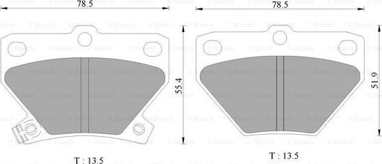 BOSCH 0 986 AB2 670 - Jarrupala, levyjarru inparts.fi