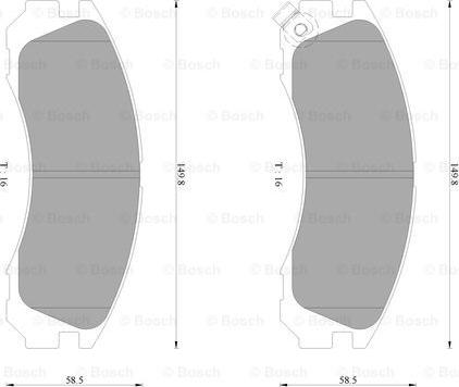 BOSCH 0 986 AB2 065 - Jarrupala, levyjarru inparts.fi