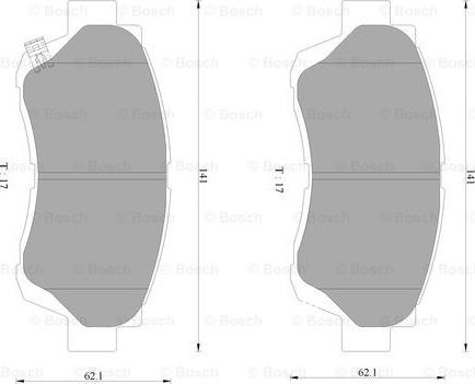 BOSCH 0 986 AB2 068 - Jarrupala, levyjarru inparts.fi