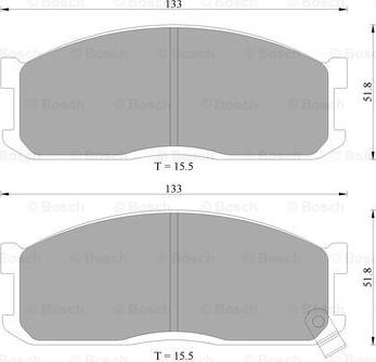 BOSCH 0 986 AB2 006 - Jarrupala, levyjarru inparts.fi