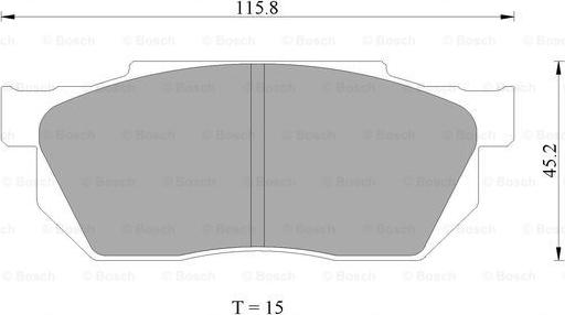 BOSCH 0 986 AB2 000 - Jarrupala, levyjarru inparts.fi